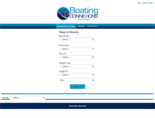 Tablet Screenshot of boatingconnexions.com.au